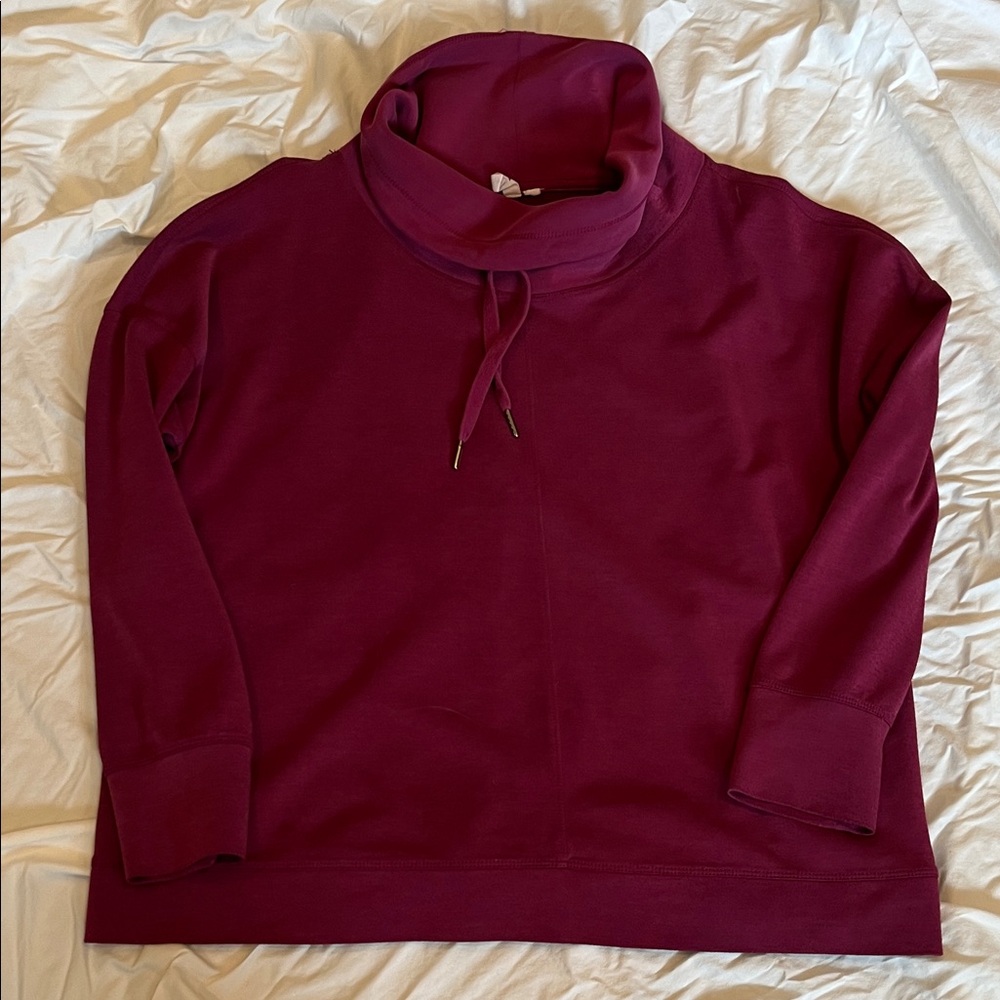 Burgundy Cowl Neck Sweater